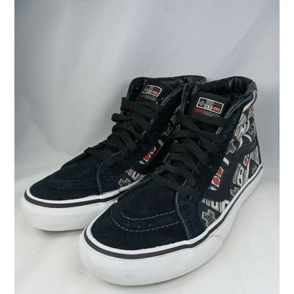 Vans x Nintendo Sk8 Hi NES Controller All Over Print Game Over Sz 5.5Men 7 Women - Picture 4 of 12